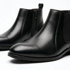 Wristoe Noir Black Leather Chelsea Boot