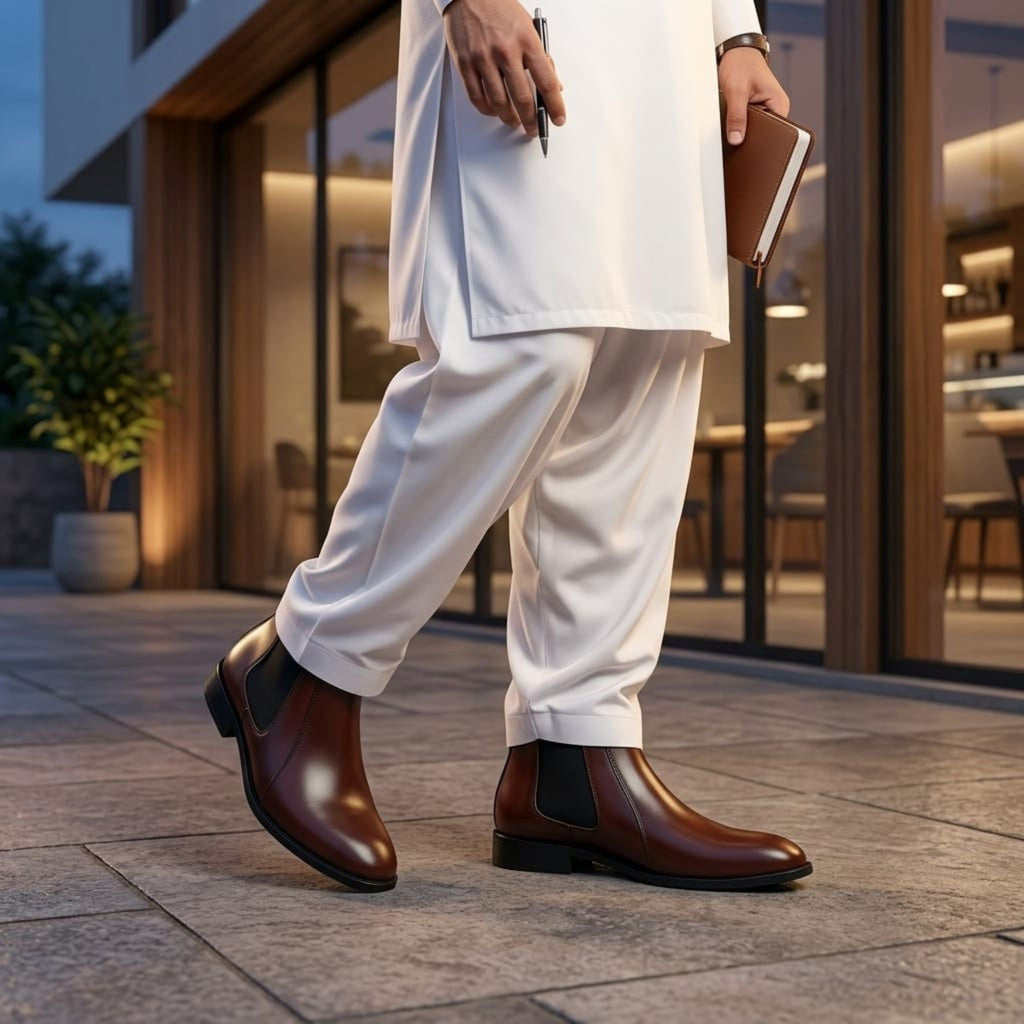 Wristoe Heritage Brown Leather Chelsea Boot