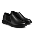 Wristoe Classic Black Leather Slip-On Loafer