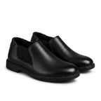 Wristoe Classic Black Leather Slip-On Loafer