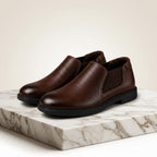 Wristoe Classic Brown Leather Slip-On Loafer