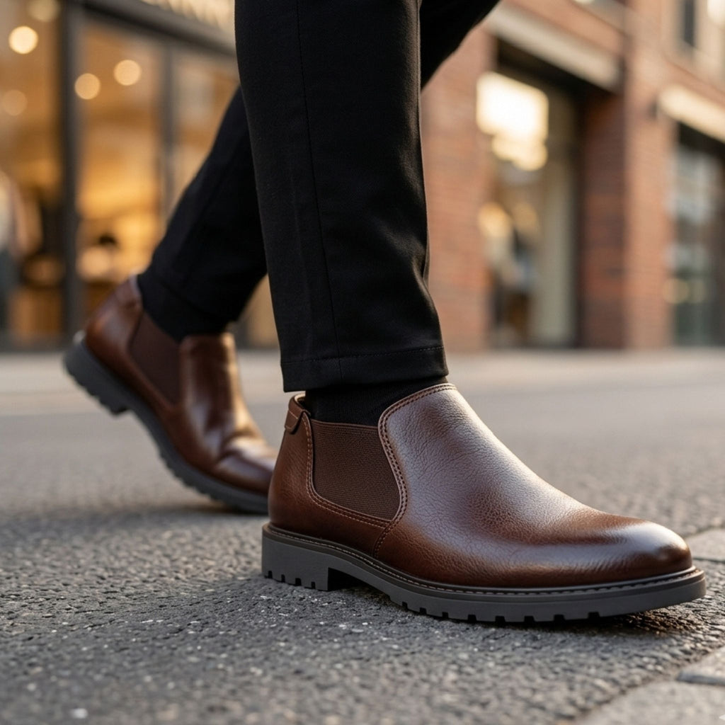 Wristoe Classic Brown Leather Slip-On Loafer