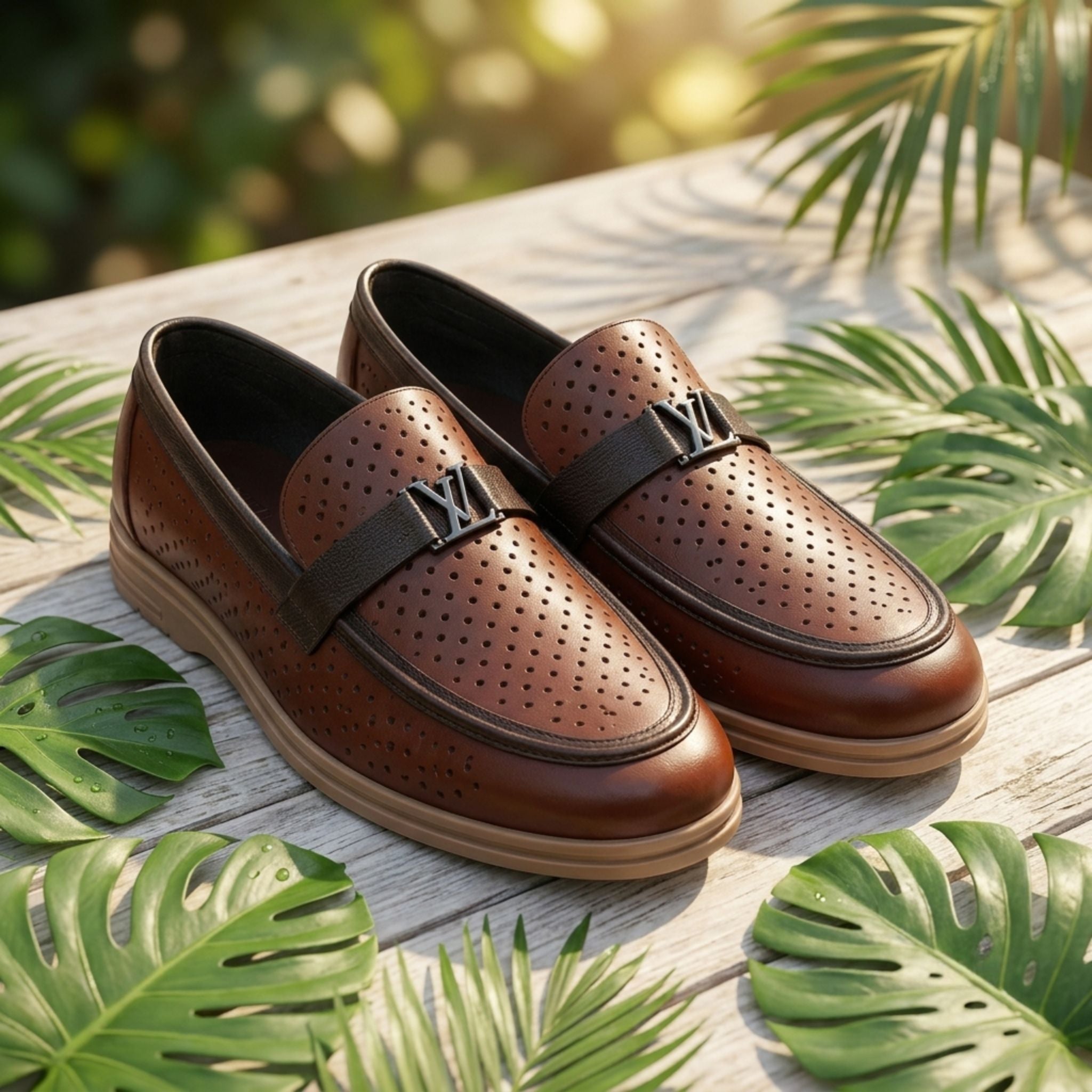 Air Comfort Leather Loafers for Men | Premium Breathable Shoes | Wristoe