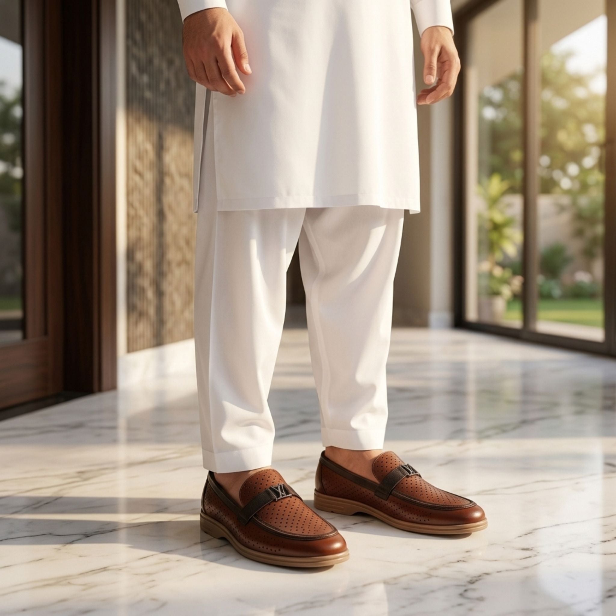 Air Comfort Leather Loafers for Men | Premium Breathable Shoes | Wristoe