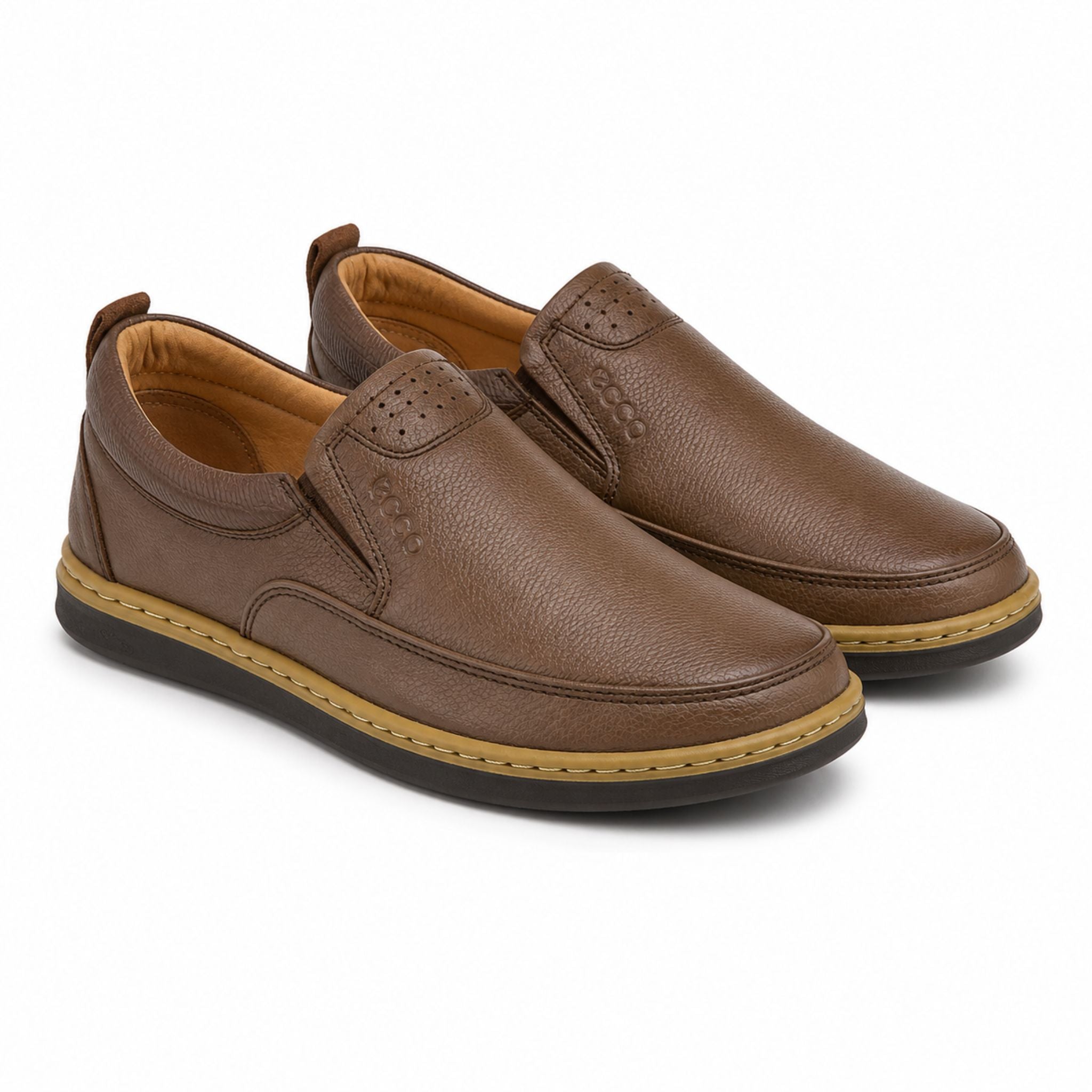 Wristoe Comfort Pro Leather Shoes-Brown