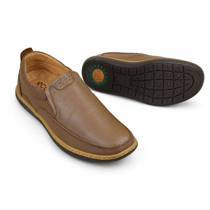 Wristoe Comfort Pro Leather Shoes-Brown