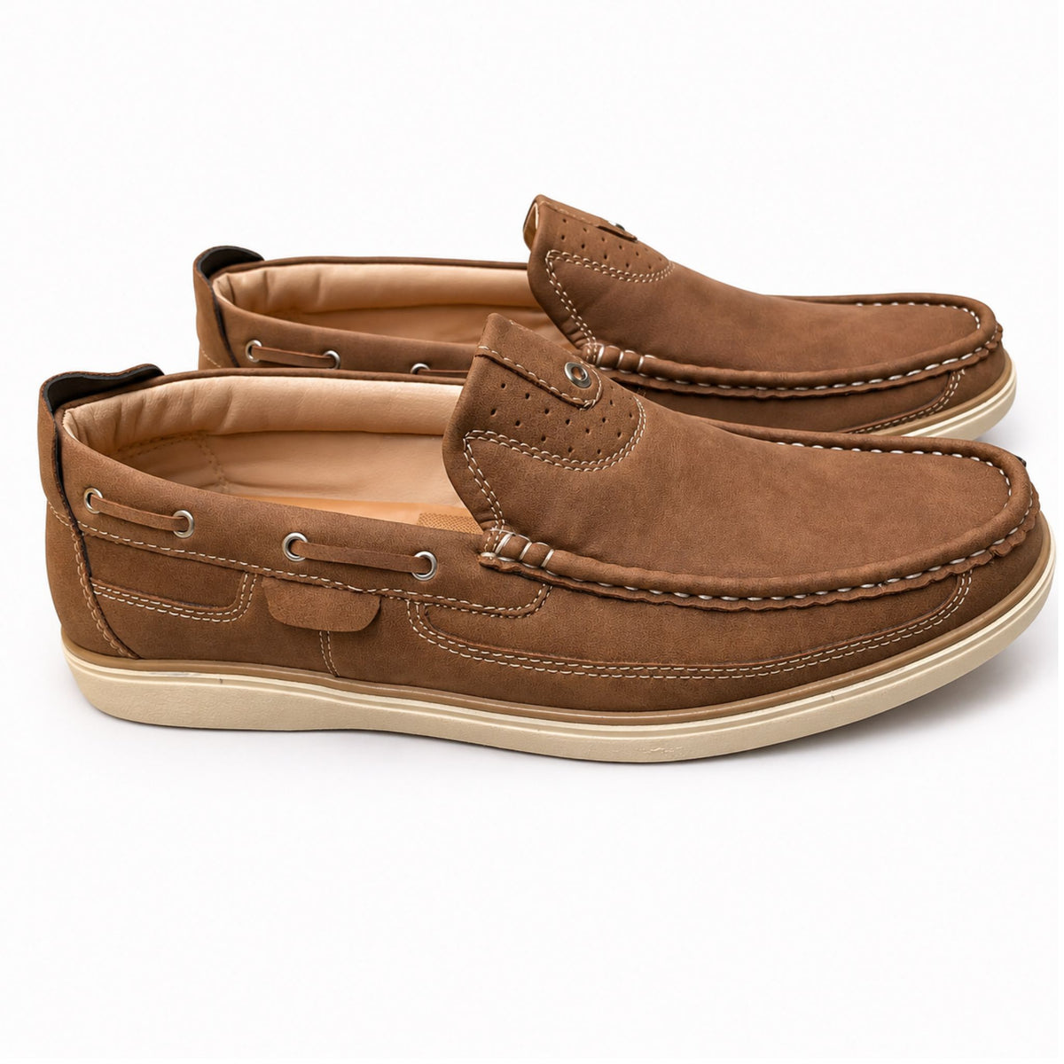Wristoe™ Classic Suede Loafers-Brown