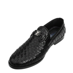 Premium Black Leather Loafers for Men