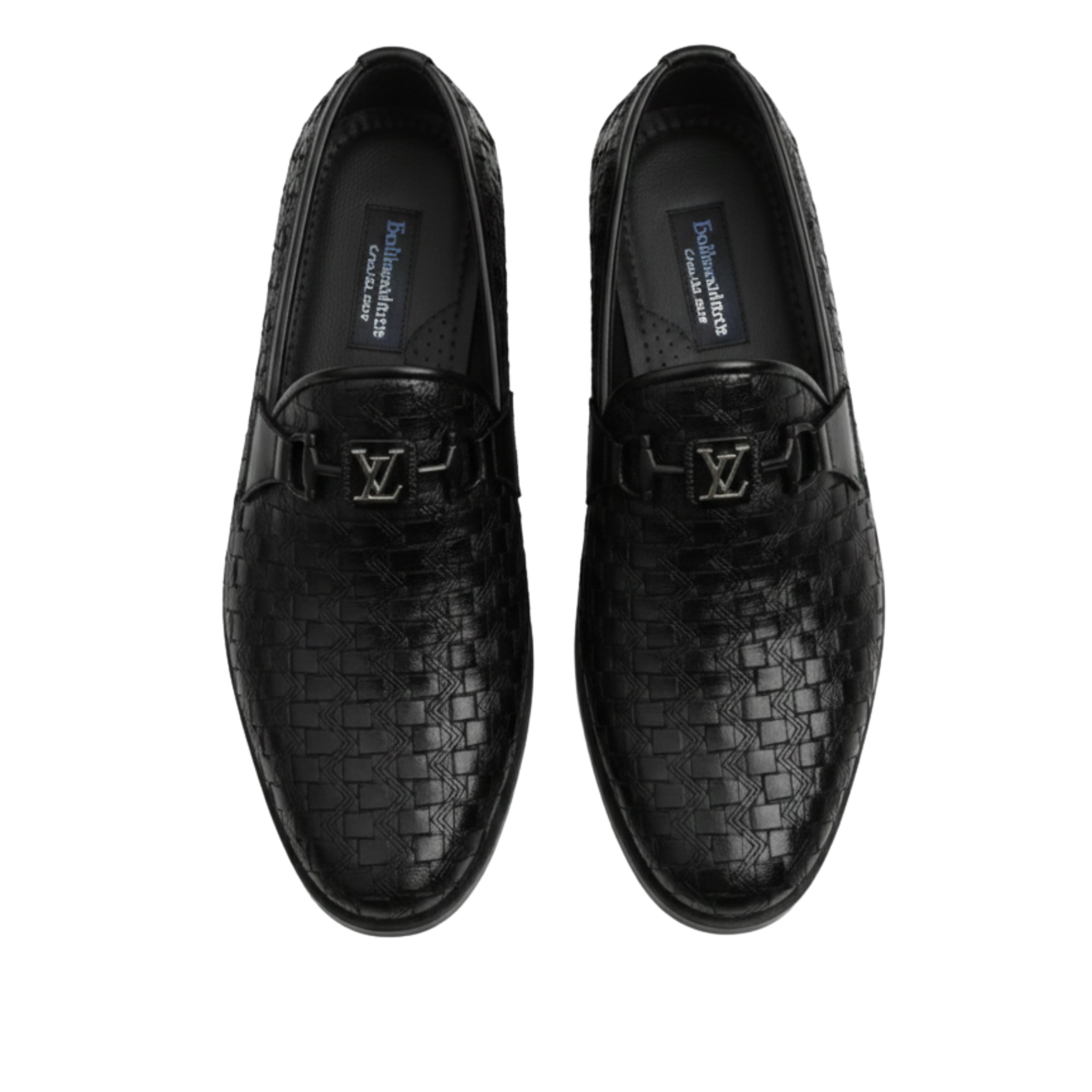 Premium Black Leather Loafers for Men