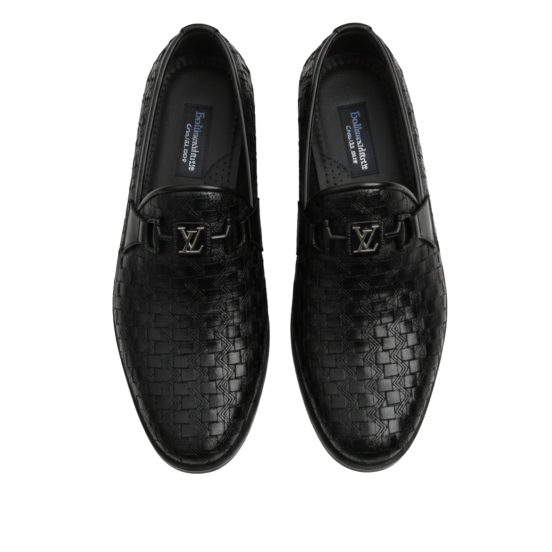 Premium Black Leather Loafers for Men