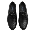Premium Black Leather Loafers for Men