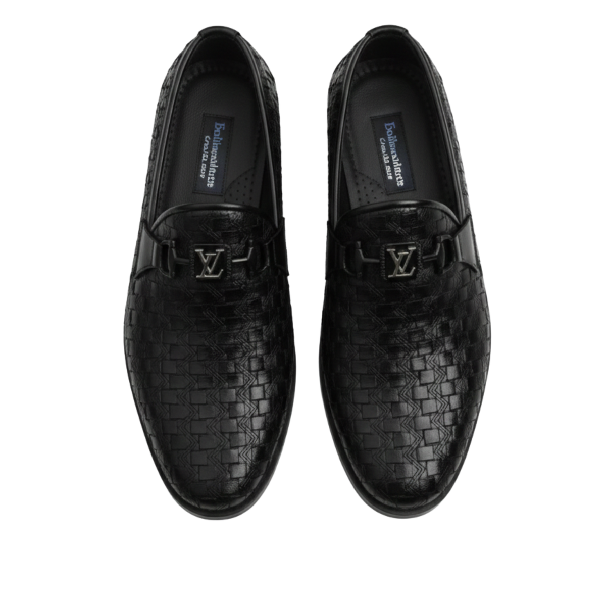 Premium Black Leather Loafers for Men
