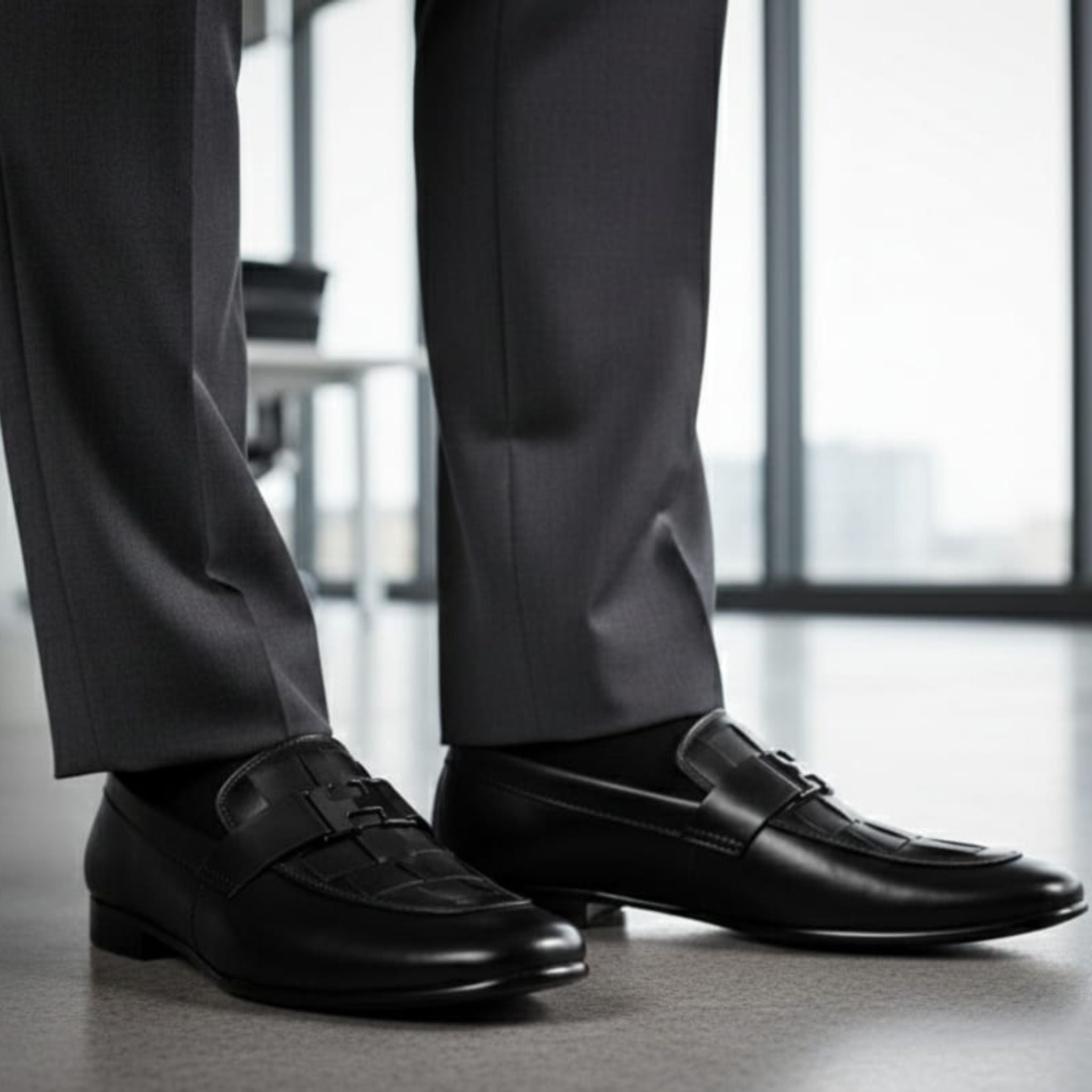 Regal Classic Black Loafer