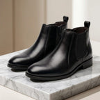 Wristoe Noir Black Leather Chelsea Boot