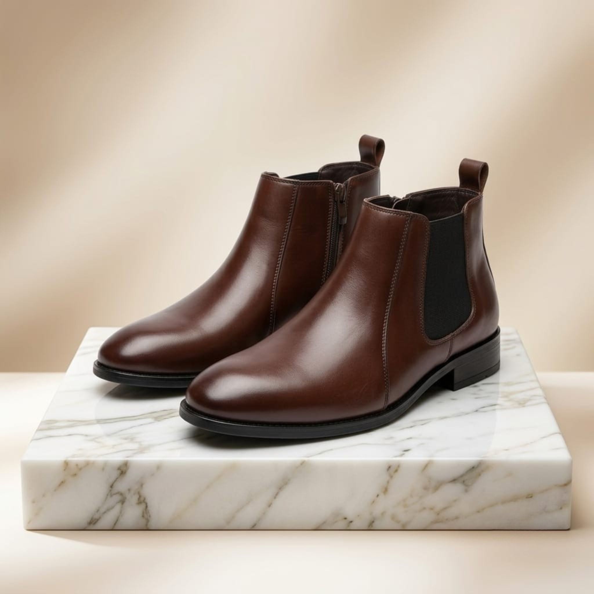 Wristoe Heritage Brown Leather Chelsea Boot